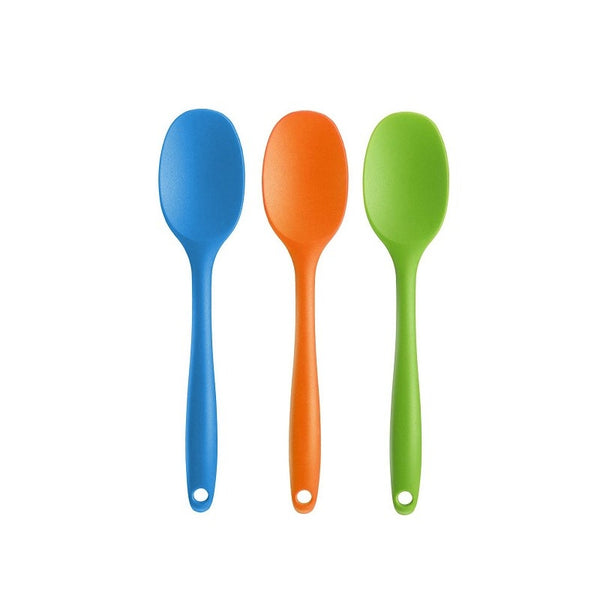 3 x Small 20.5cm Silicone Mixing Spoons