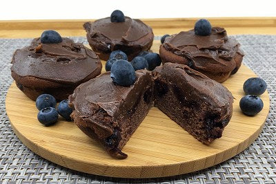Chocolate Blueberry Cakes