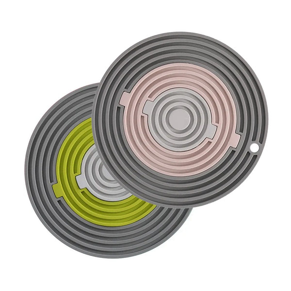 Round 3-In-1 Silicone Pot Holder Trivet