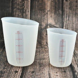 Silicone Measuring Cups - 125ml, 250ml, 500ml