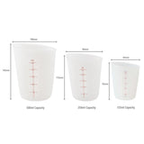 Silicone Measuring Cups - 125ml, 250ml, 500ml
