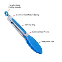 18cm Small Serving Tongs