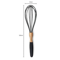 Whisk - Beech/Silicone Large 28cm