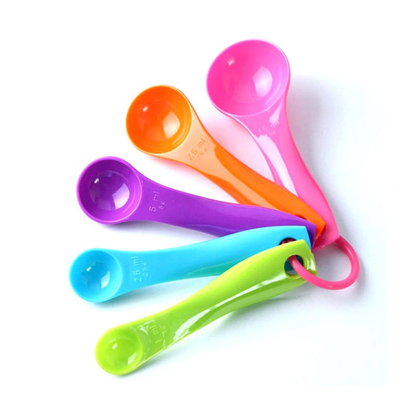 Measuring Spoon Set - 5 Piece Multi-Colour
