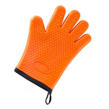 Silicone BBQ Oven Glove - Cotton Lined