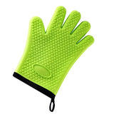 Silicone BBQ Oven Glove - Cotton Lined