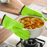 Silicone BBQ Oven Glove - Cotton Lined