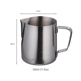 Stainless Steel Milk Jug - 350ml