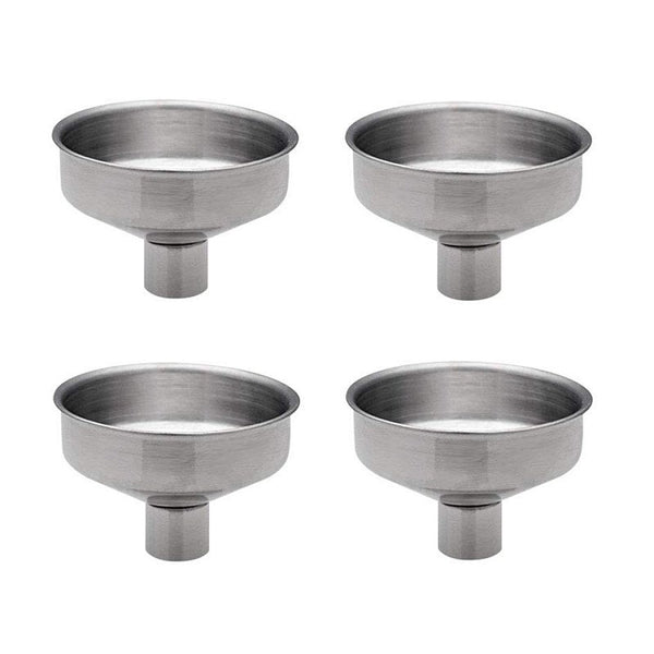 Stainless Steel Mini Funnels - Pack Of 4