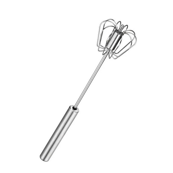 Stainless Steel Rotary Push Whisk