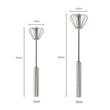 Stainless Steel Rotary Push Whisk