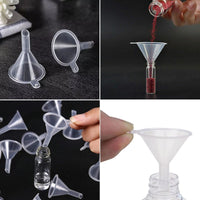 Mini Plastic Funnels - Pack Of 4