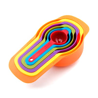Measuring Cup & Spoon Set - 6 Piece Multi-Colour