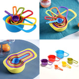 Measuring Cup & Spoon Set - 6 Piece Multi-Colour
