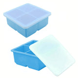 Silicone Pie Filling Freezer Tray With Cover - 4 Compartment