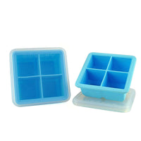 Silicone Pie Filling Freezer Tray With Cover - 4 Compartment