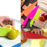 3 Piece Plastic Serrated Knife Set