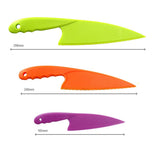 3 Piece Plastic Serrated Knife Set