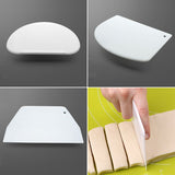 3 Piece Baker's Dough Scraper Set