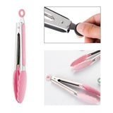 Pink Silicone Kitchen Utensil Set