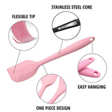 Pink Silicone Kitchen Spatula Set