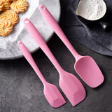 Pink Silicone Kitchen Spatula Set