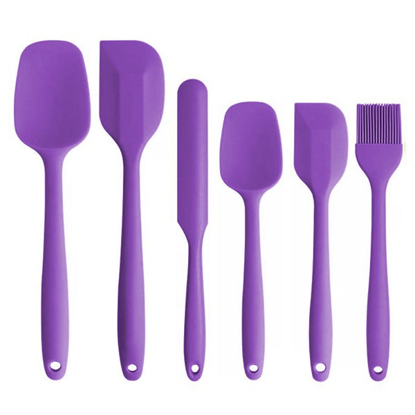 Purple Silicone Spatula Set