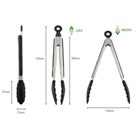 18cm Small Serving Tongs