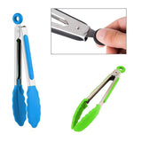 19cm Silicone Kitchen Tongs