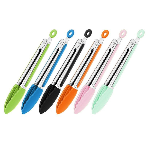 23cm Silicone Kitchen Tongs