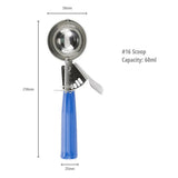 Premium No.16 Ice Cream Scoop 58mm (Blue)