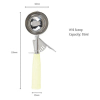 Premium No.10 Ice Cream Scoop 68mm (Cream)