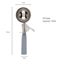 Premium No.8 Ice Cream Scoop 72mm (Grey)